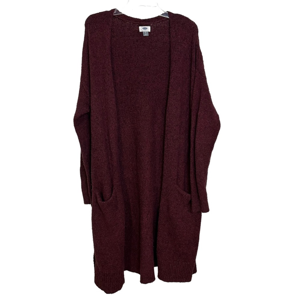 Old Navy maroon cardigan XL